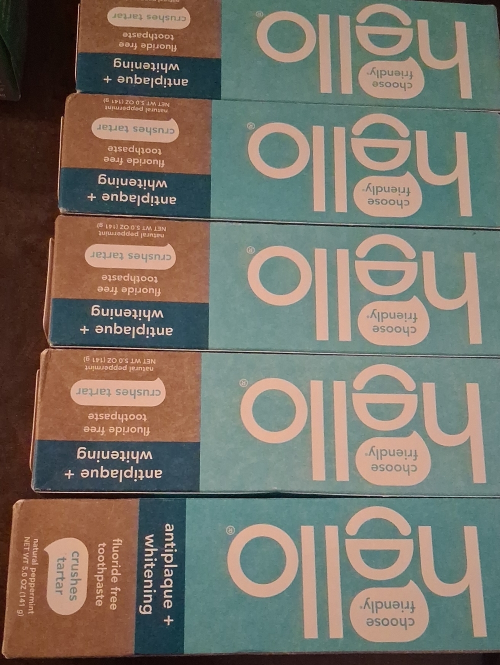 5 Brand New  HELLO Antiplaque & Whitening Fluoride